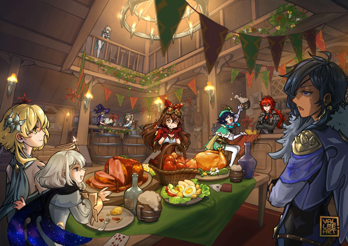 Fanart: Master&#39;s Day Off (Genshin Impact)