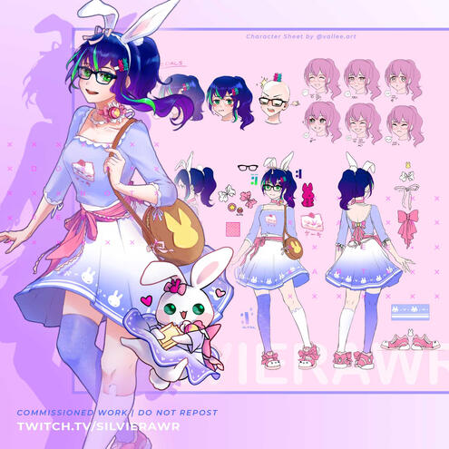 Character Sheets for @silvierawr